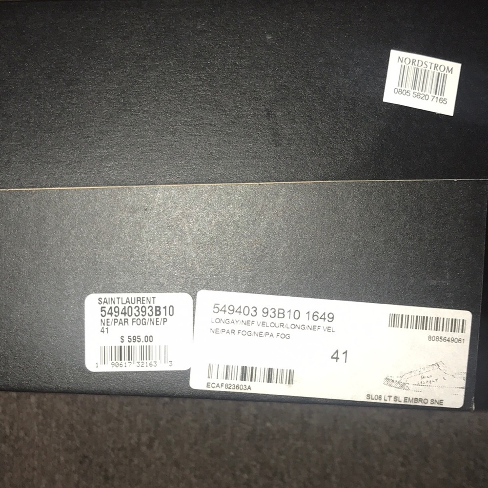 Saint Laurent Grey SL/06 Court Classic Sneakers - Picture 8 of 8